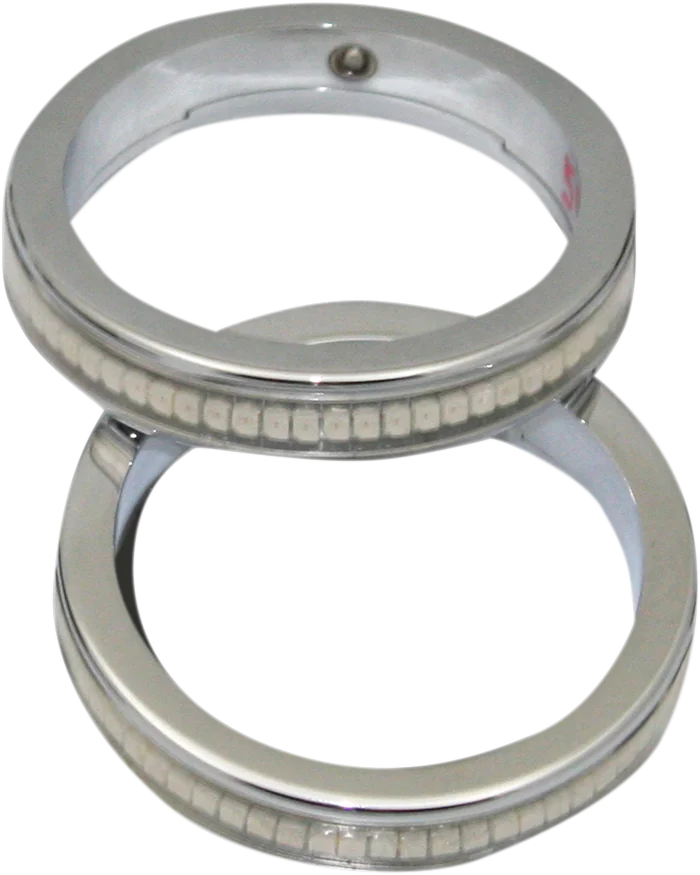 Custom Dynamics Wrap-Arounds™ LED Lights - 56 mm - Chrome - Clear/Amber WA56-CC - Main Product View