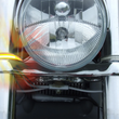 Load image into Gallery viewer, Custom Dynamics Wrap-Arounds™ LED Lights - 56 mm - Chrome - Clear/Amber WA56-CC - Side View