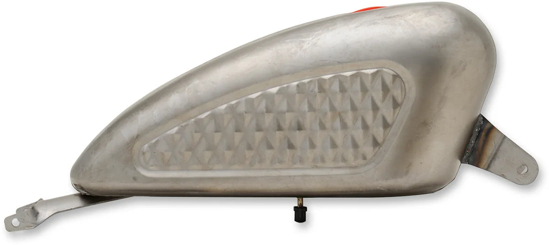 Custom Gas Tank - Diamond - 3 Gallons - Sportster DragSpecialties 63584D - Side View