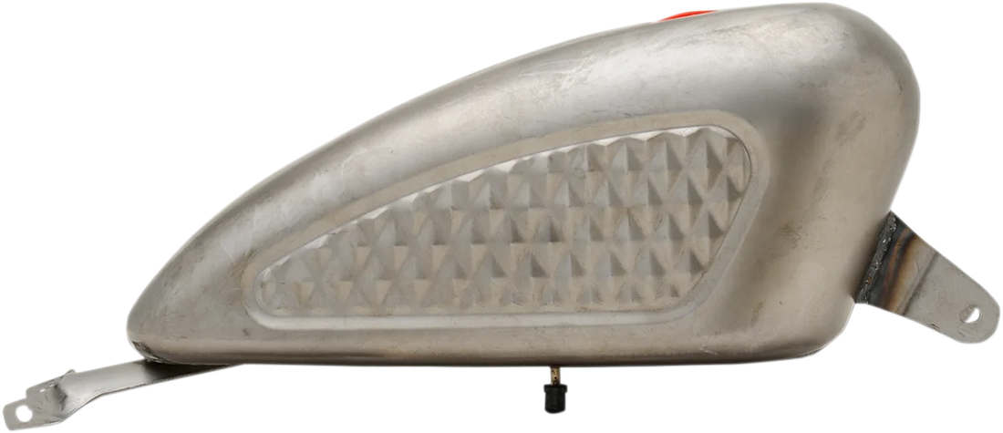 Custom Gas Tank - Diamond - 3 Gallons - Sportster DragSpecialties 63585D - Back View