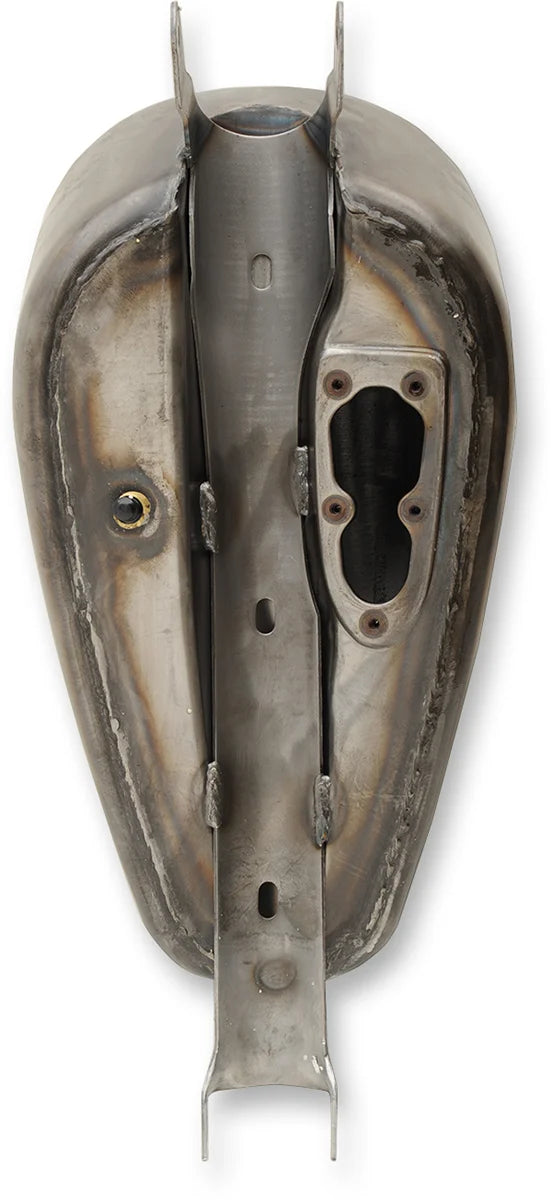 Custom Gas Tank - Peanut - 3 Gallons - Sportster DragSpecialties 63585 - Side View