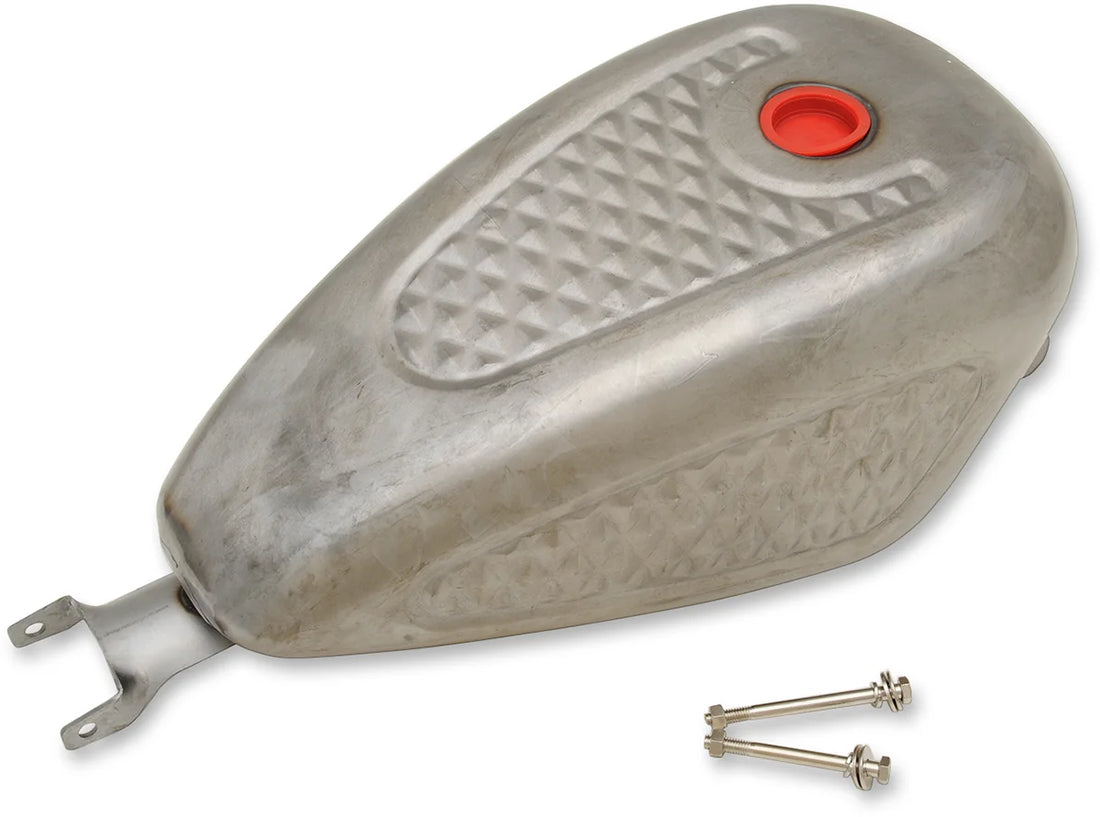 Custom Gas Tank - Peanut - 3 Gallons - Sportster DragSpecialties 63585 - Installation View