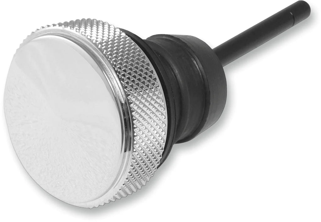 Custom Oil Dipstick - Peaked - Chrome - Softail DragSpecialties 63187E - Main Product View