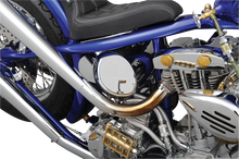 Load image into Gallery viewer, Custom Oil Tank - Center Fill - Softail DragSpecialties 241306 - Side View
