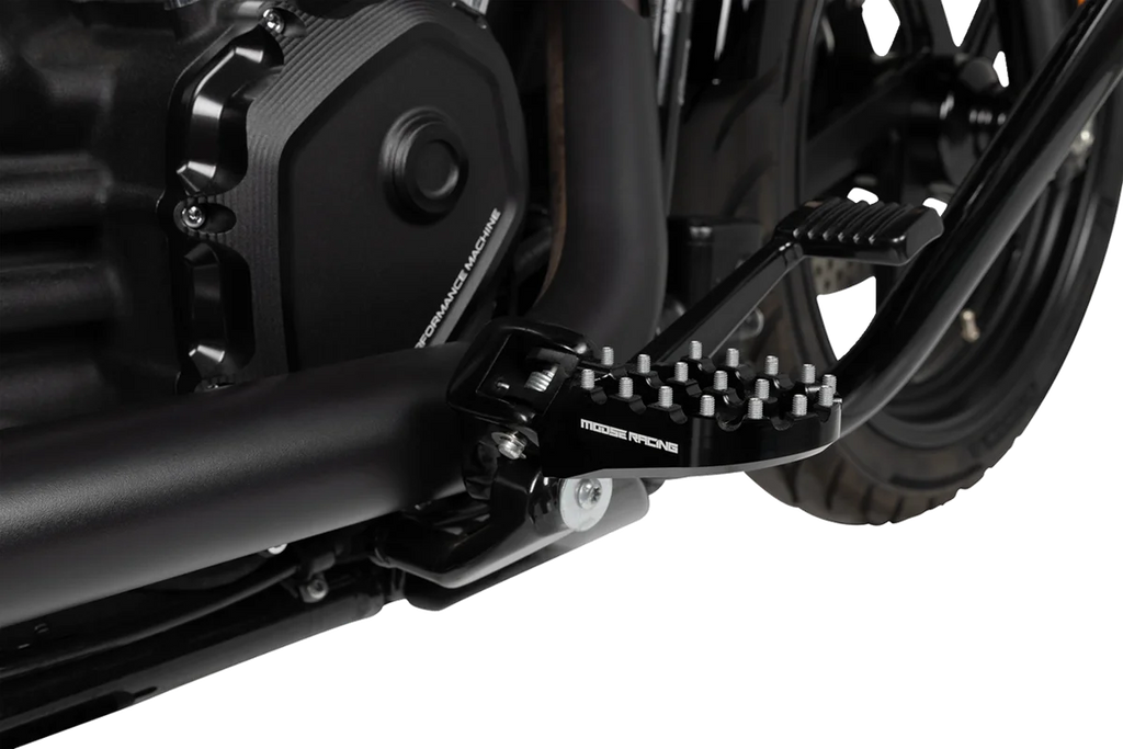 Custom Shifter Peg - Black Peen DragSpecialties 354134 - Side View