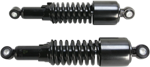 Load image into Gallery viewer, Custom Shorty Shocks with Shroud - Black Body/Black Spring Finish - Eye Lowering - Side View