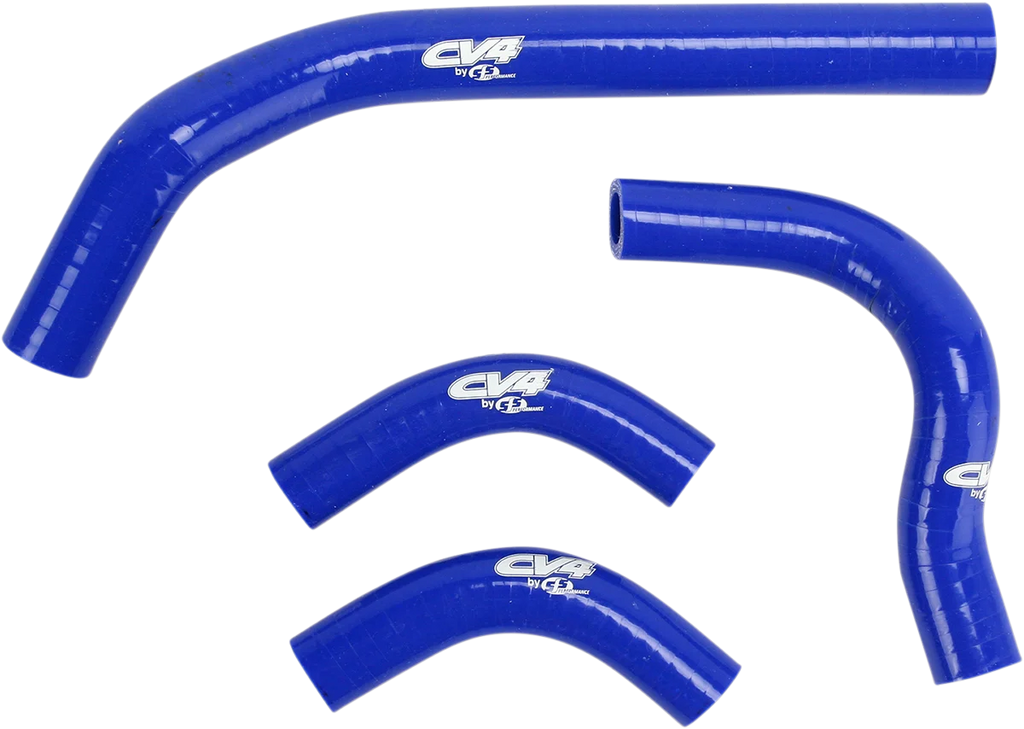 Cv4 Performance Radiator Hose Kit - Blue - Honda SFSMBC38B - Side View