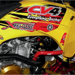 Load image into Gallery viewer, Cv4 Performance Radiator Hose Kit - Red - Honda SFSMBC72R - Side View