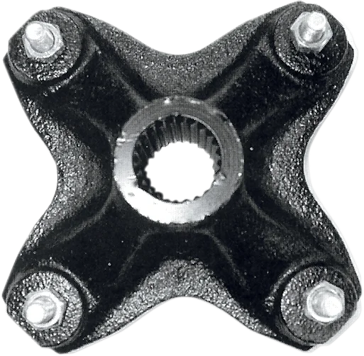 Cycle Craft Rear Hub - 4 on 110 - 24 Spline 21195 - Side View