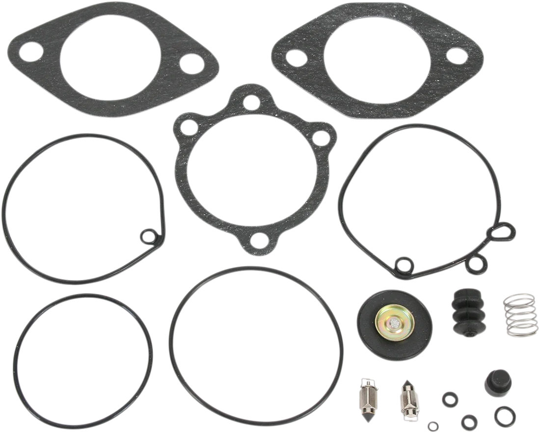 Cycle Craft Rebuild Kit - Keihin Constant Velocity Carburetor 20709 - Side View