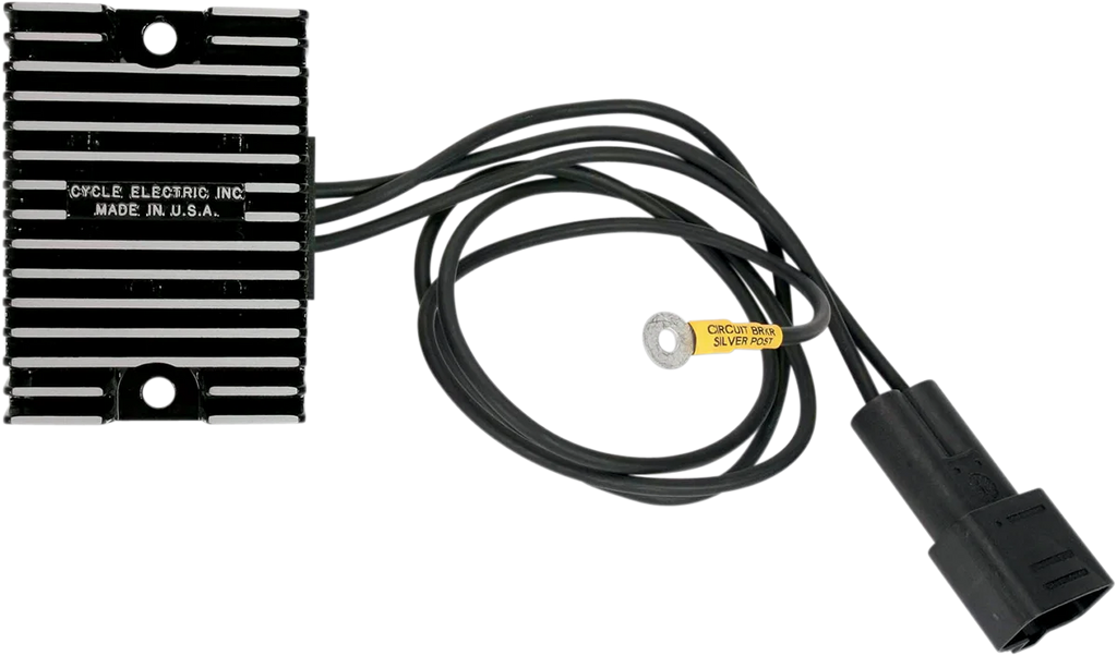 Cycle Electric Rectifying Regulator Low Voltage - Harley Davidson CE-204L - Side View
