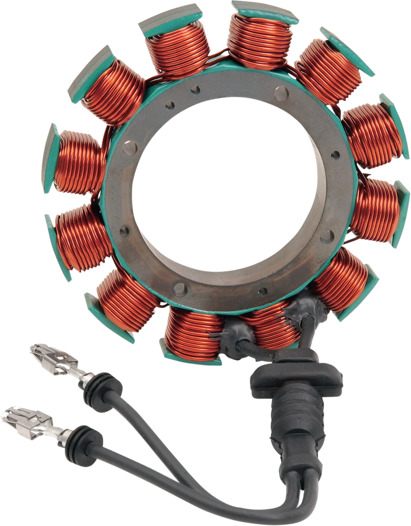 Cycle Electric Stator - Harley Davidson CE-9100 - Side View