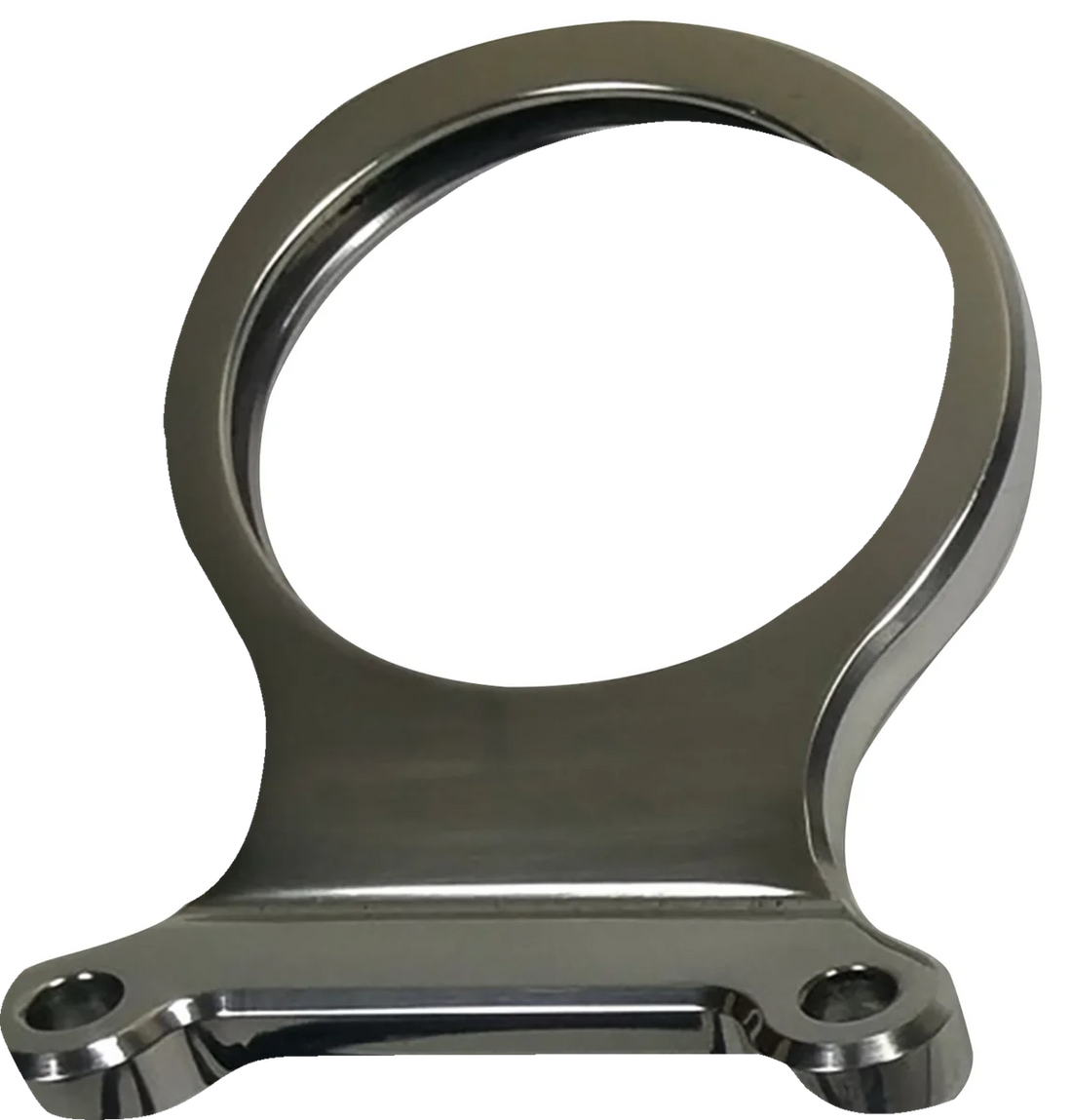 Cycle Performance Single Mini Gauge Bracket - For 1-1/2" T-Bars CPP/9085M - Side View