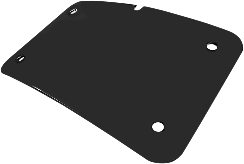 Cycle Visions 3 Hole License Plate Mount - Harley Davidson - Black CV4640BMT - Main Product View