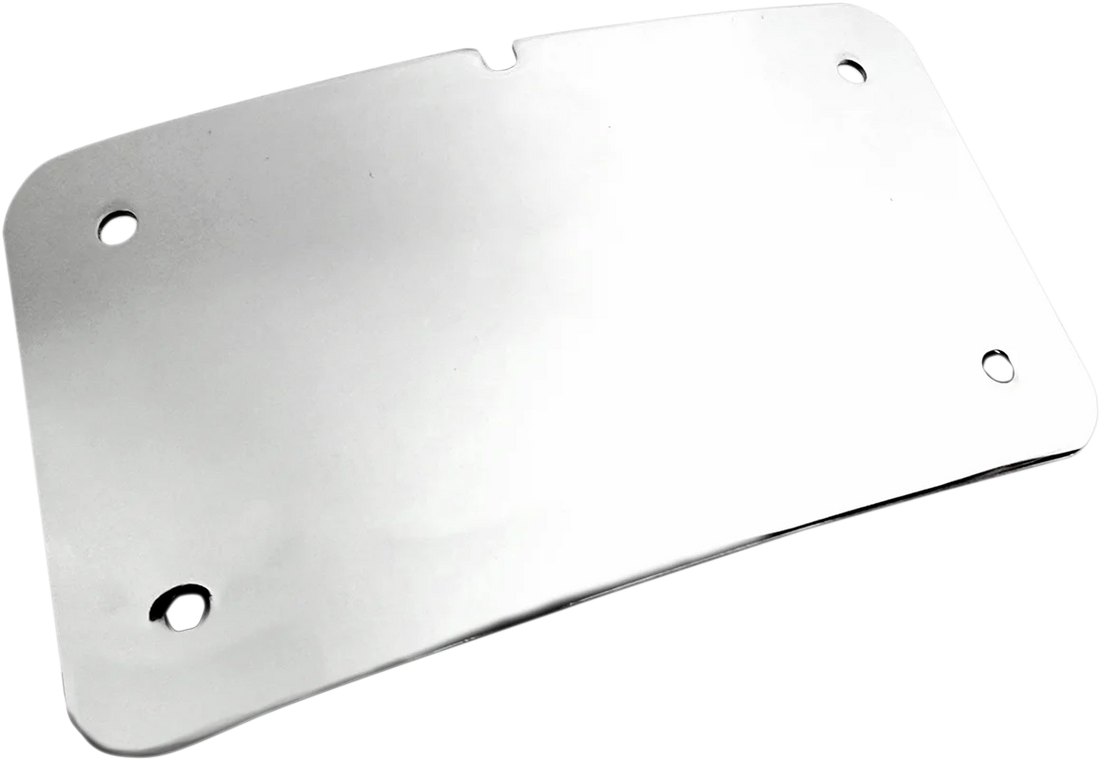 Cycle Visions 3 Hole License Plate Mount - Harley Davidson - Chrome CV4640MT - Side View