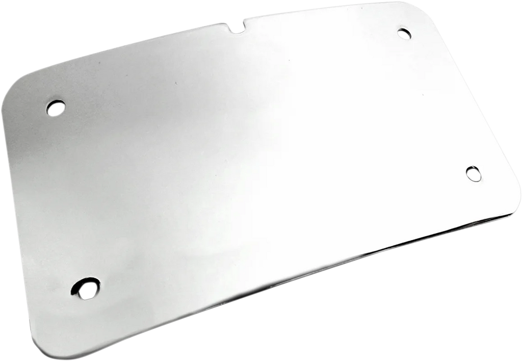 Cycle Visions 3 Hole License Plate Mount - Harley Davidson - Chrome CV4640MT - Side View