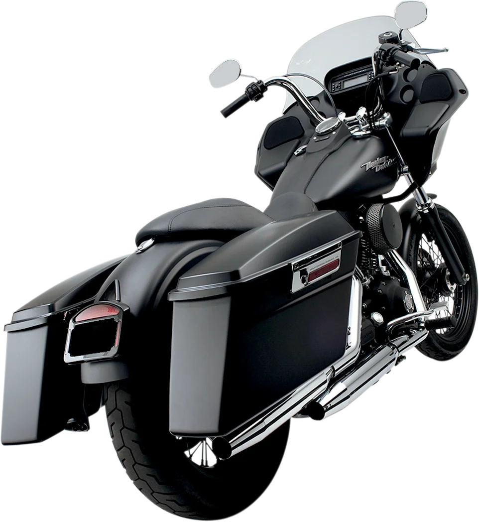Cycle Visions Bagger Tail - Black - FXD '06-'17 CV7400B - Back View