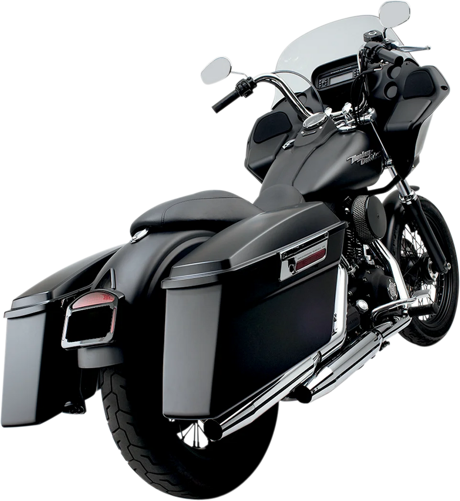 Cycle Visions Bagger Tail - Black - FXD '06-'17 CV7400B - Back View
