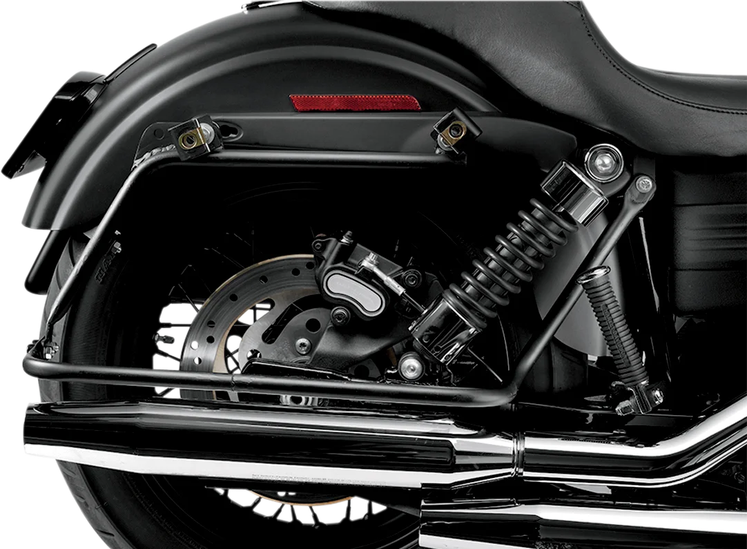 Cycle Visions Bagger Tail - Black - FXD '06-'17 CV7400B - Installation View