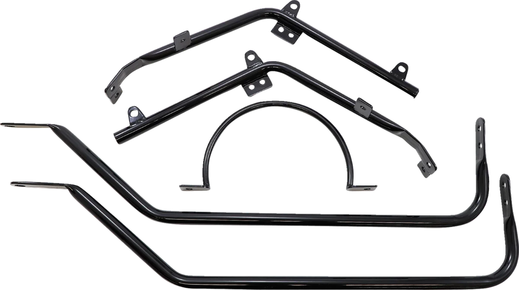 Cycle Visions Bagster Saddlebag Mount - Black - XL CV7500 - Main Product View