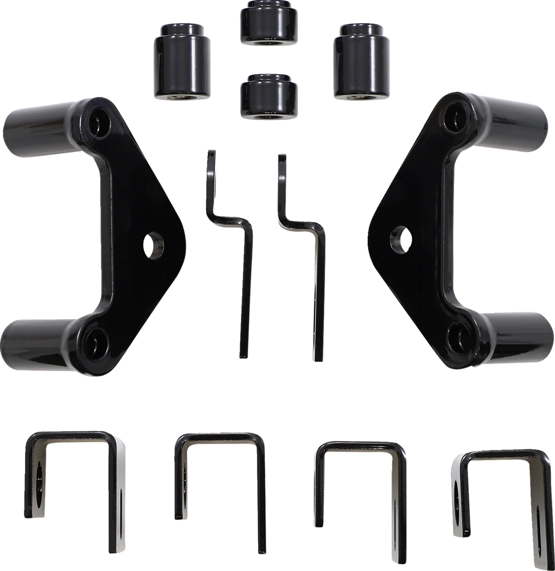 Cycle Visions Bagster Saddlebag Mount - Black - XL CV7500 - Side View