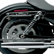 Load image into Gallery viewer, Cycle Visions Bagster Saddlebag Mount - Black - XL CV7500 - Installation View