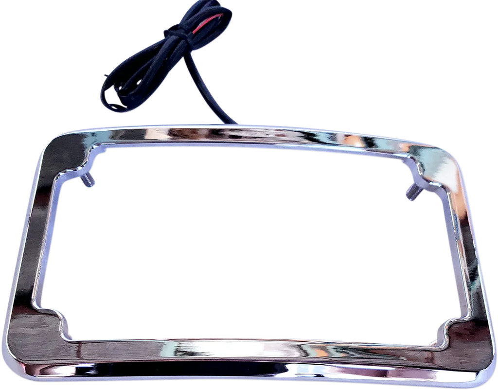 Cycle Visions Beveled License Plate Frame - Chrome CV4617 - Main Product View