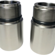 Load image into Gallery viewer, Cycle Visions Chrome Fork Tube Extensions - 39 mm Diameter - Extends +1" CV7138 - Main Product View