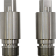 Load image into Gallery viewer, Cycle Visions Chrome Fork Tube Extensions - 39 mm Diameter - Extends +2" CV7139 - Side View