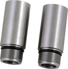 Load image into Gallery viewer, Cycle Visions Chrome Fork Tube Extensions - 39 mm Diameter - Extends +3" CV7137 - Main Product View