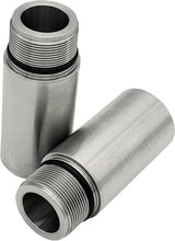 Load image into Gallery viewer, Cycle Visions Chrome Fork Tube Extensions - 39 mm Diameter - Extends +3" CV7137 - Side View