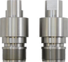 Load image into Gallery viewer, Cycle Visions Chrome Fork Tube Extensions - 41 mm Diameter - Extends +1" CV7101 - Main Product View