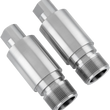 Load image into Gallery viewer, Cycle Visions Chrome Fork Tube Extensions - 41 mm Diameter - Extends +2" CV7100 - Side View