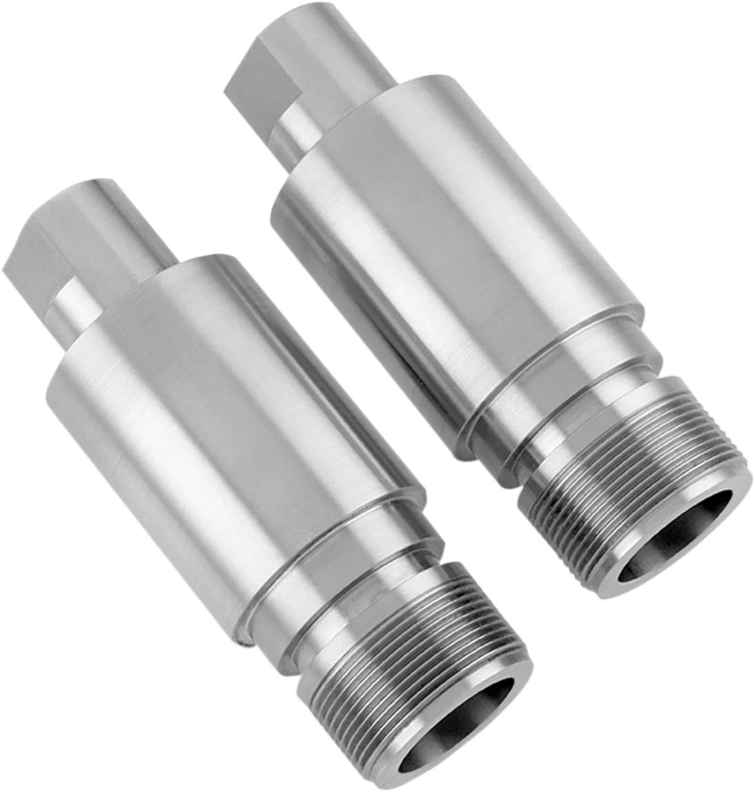 Cycle Visions Chrome Fork Tube Extensions - 49 mm Diameter - Extends +1" CV7115 - Side View