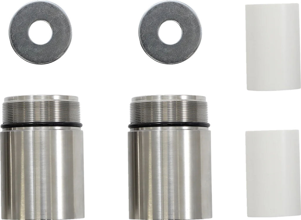 Cycle Visions Chrome Fork Tube Extensions - 49 mm Diameter - Extends +2" CV7114 - Main Product View