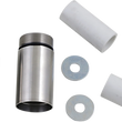 Load image into Gallery viewer, Cycle Visions Chrome Fork Tube Extensions - 49 mm Diameter - Extends +3" CV7113 - Main Product View