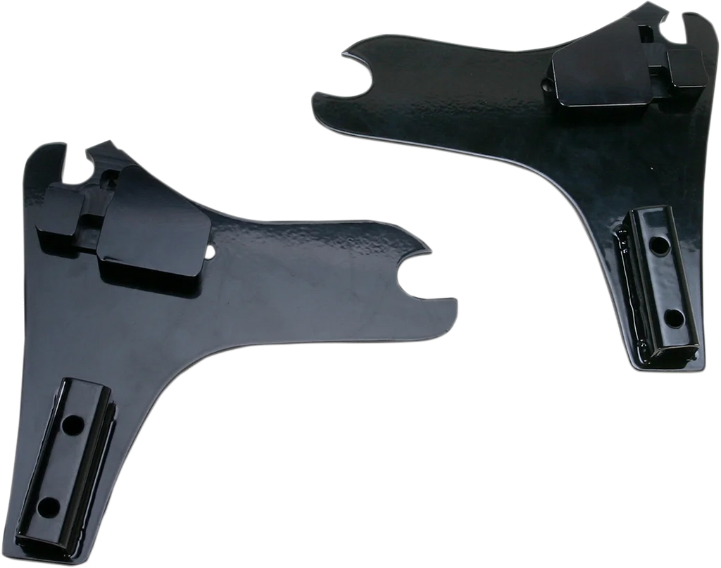 Cycle Visions D-Tach Side Plates - FLH - Black CV-8080B - Main Product View