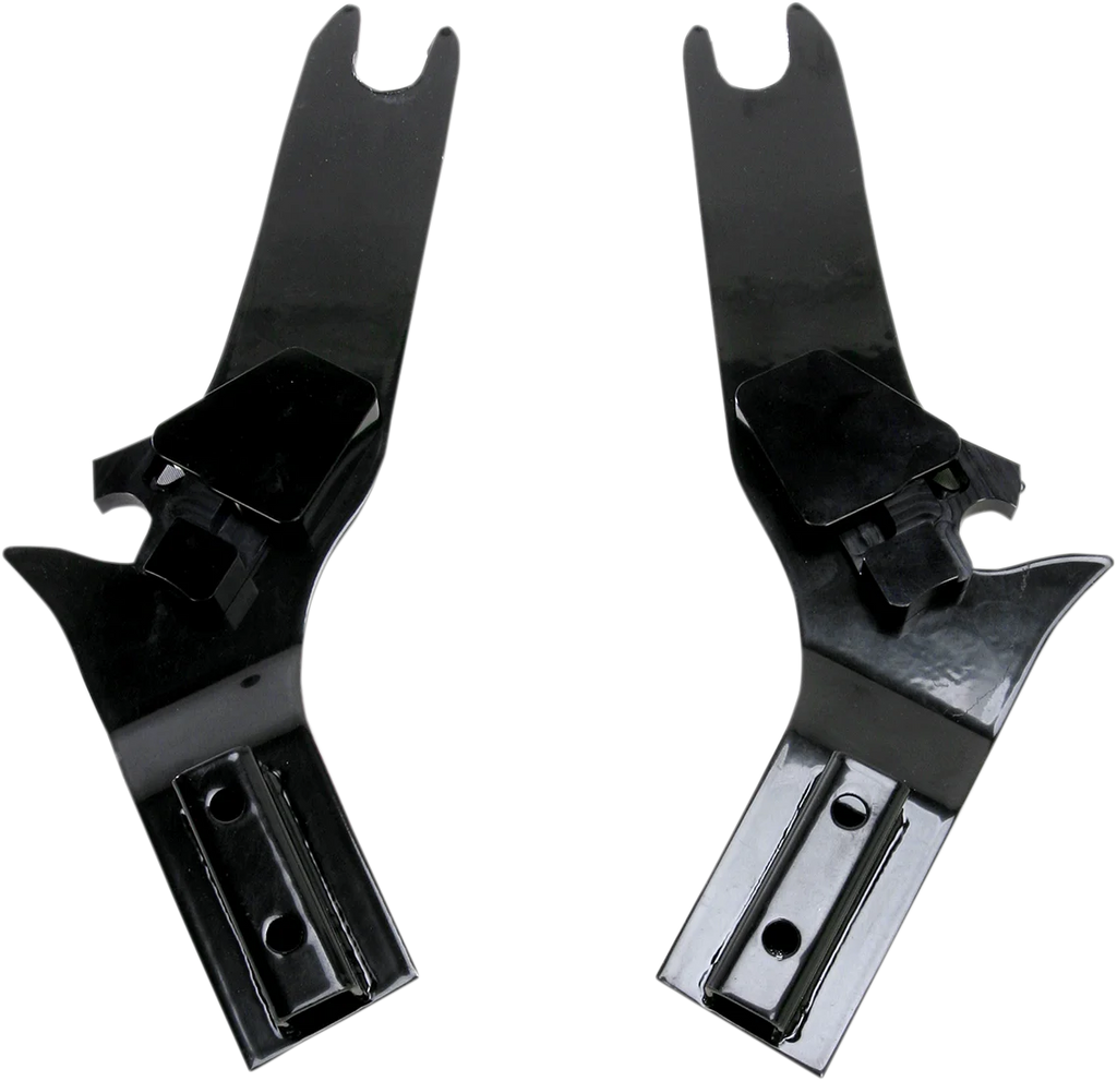 Cycle Visions D-Tach Side Plates - FLH - Black CV-8085B - Main Product View