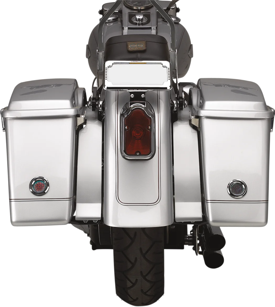 Cycle Visions Filler Panels for Hardbags - For Use With Softail '84-'07 Style Saddlebags CV-7220 - Back View