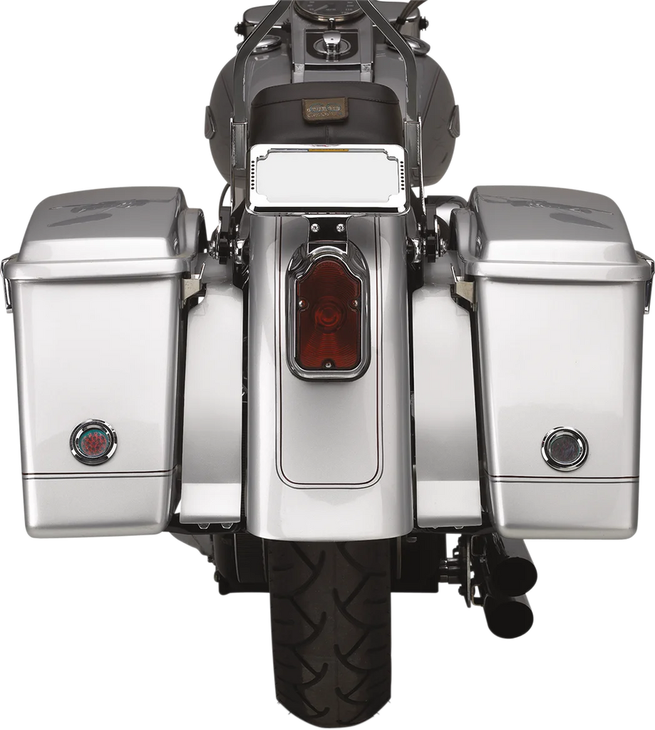 Cycle Visions Filler Panels for Hardbags - For Use With Softail '84-'07 Style Saddlebags CV-7220 - Back View