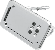Load image into Gallery viewer, Cycle Visions Horizontal License Plate Mount with Light - '86-'07 ST - Chrome CV-4600LH - Main Product View