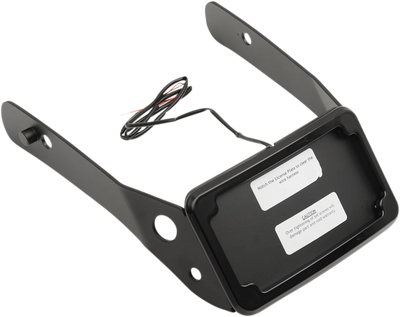 Cycle Visions LP Plate Frame & Mount with Tag Light - FXDWG - Black...