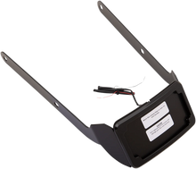 Load image into Gallery viewer, Cycle Visions LP Plate Frame &amp; Mount with Tag Light - FXSB - Black CV4664B - Main Product View