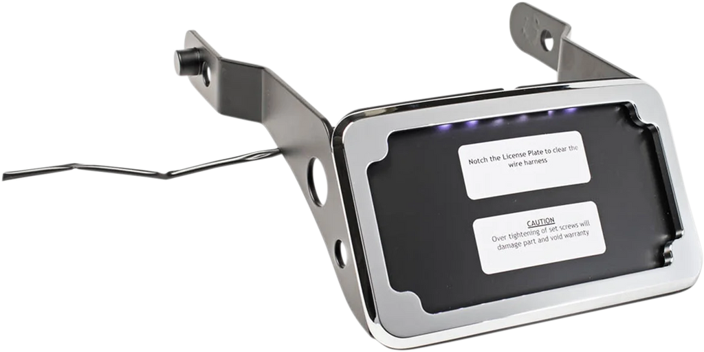 Cycle Visions LP Plate Frame & Mount with Tag Light - XL - Black CV4662B - Additional View 5