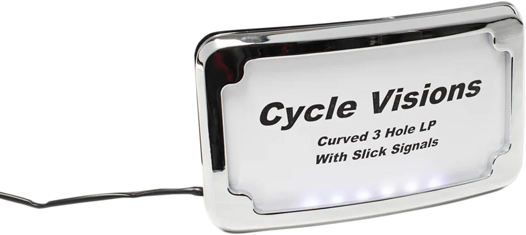 Cycle Visions License Plate Frame - Chrome CV4641 - Main Product View