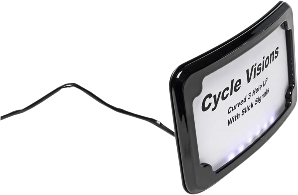 Cycle Visions License Plate Frame - Chrome CV4641 - Additional View 5