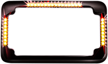 Load image into Gallery viewer, Cycle Visions License Plate Frame - Flat - Black CV-4620B - Main Product View