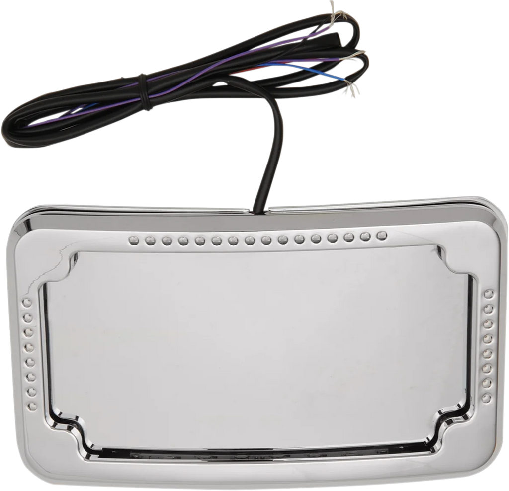 Cycle Visions License Plate Mount - Lighted Frame CV-4640 - Main Product View