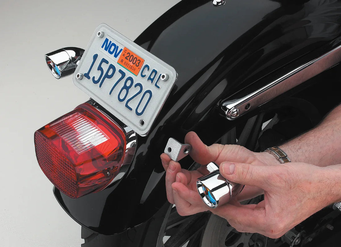 Cycle Visions Little Light Bracket - Chrome-Plated CV-4603 - Side View