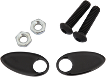 Load image into Gallery viewer, Cycle Visions Rear Turn Signal Cover Plate - Black CV-4813B - Main Product View